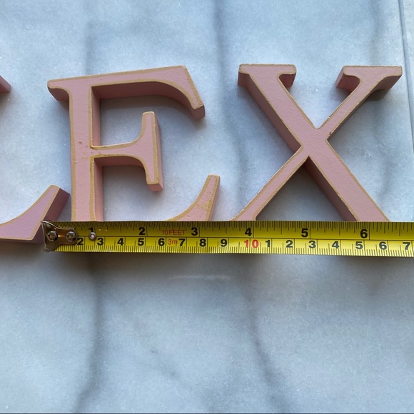 Wooden letters “Alexandria” or “Alexandra - Picture 5 of 5